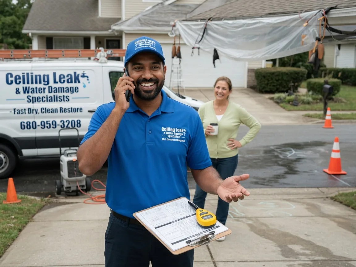 Ceiling Leak Cleanup Blakeslee, PA FAQs